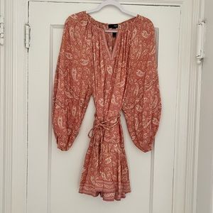 Bloomingdale’s Aqua Long Sleeve Dress